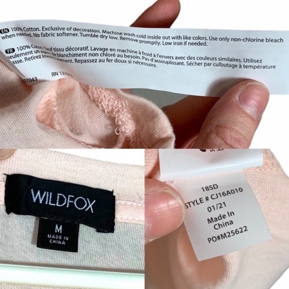 Wildfox Sunshine Baby Keke Pink Salt T-Shirt Sz M - Picture 6 of 6